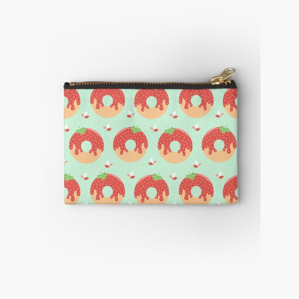 Item preview, Strawberry Donut Turquoise designed and sold by ChallaDesign.