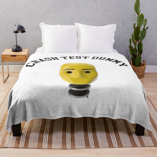 Item preview, Crash Test Dummy Yellow Head with Safety Mark Background designed and sold by activlifewear.