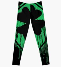 Leggings Dripping Irish Shamrock St. Patrick's Day