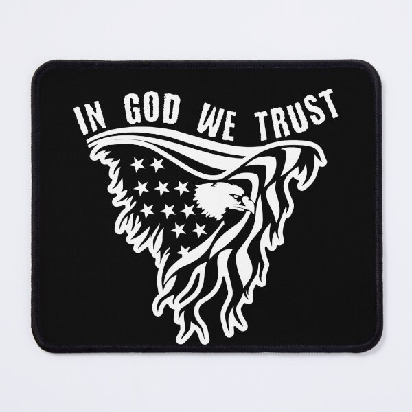 Item preview, American Flag Bald Eagle - In God Trust designed and sold by LordAudes.