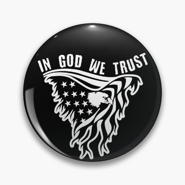 Item preview, American Flag Bald Eagle - In God Trust designed and sold by LordAudes.