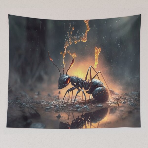 Item preview, ant in fire designed and sold by WallArtExclusiv.