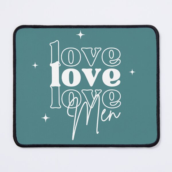 Item preview, Love, Love, Love Men | Trendy and Stylish Text Design (White) designed and sold by Strad Digital ART.