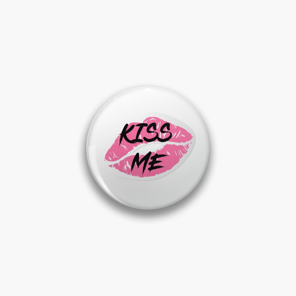 Kiss me sticker