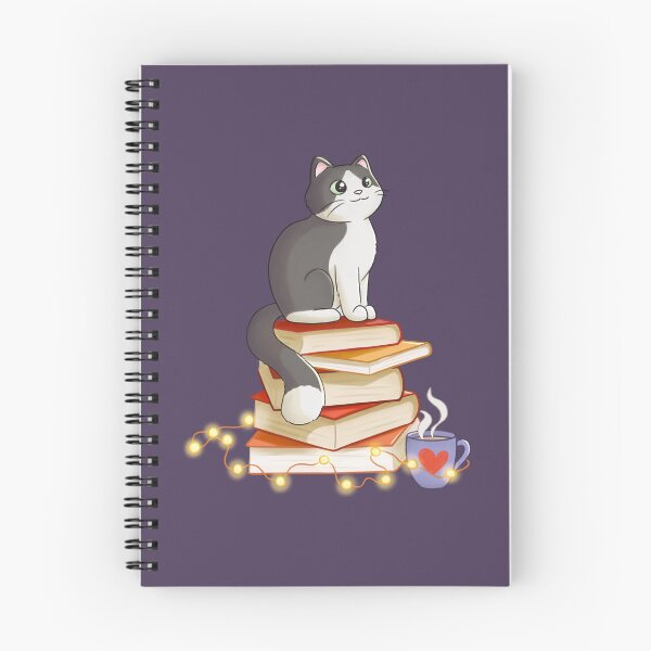 Item preview, Cat Sitting On Books designed and sold by Meowrye.