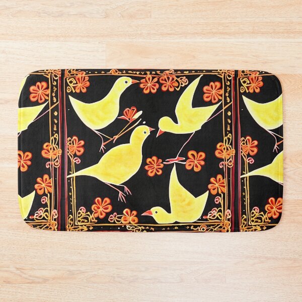 Item preview, Textile Batik Pattern with Floral and Bird Motifs 5 designed and sold by marunoens01.