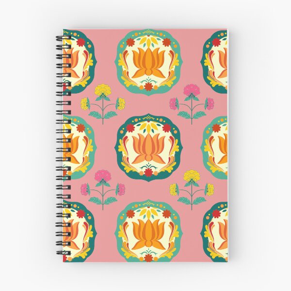 Item preview, indian lotus flower pattern designed and sold by KomalArteShop.