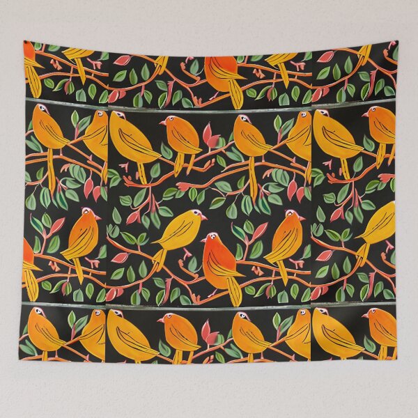Item preview, Textile Batik Pattern with Floral and Bird Motifs 6 designed and sold by marunoens01.