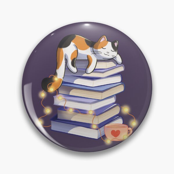 Item preview, Calico Cat Sleeping On Books designed and sold by Meowrye.