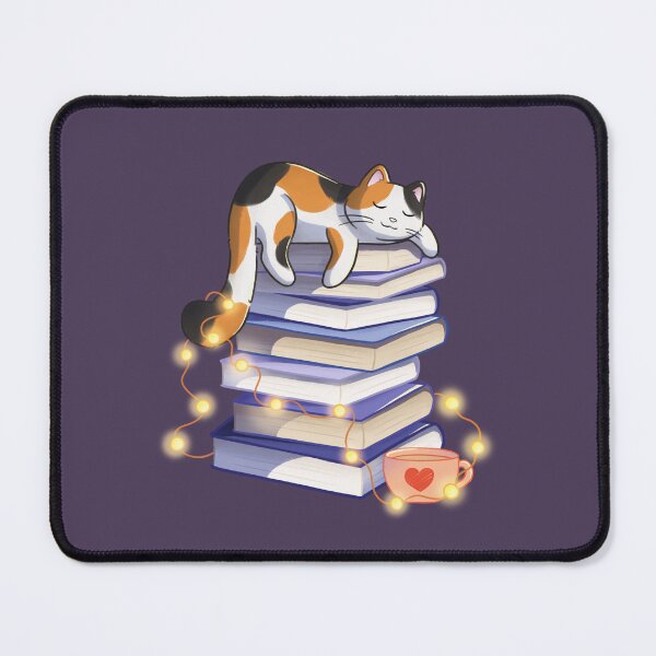 Item preview, Calico Cat Sleeping On Books designed and sold by Meowrye.