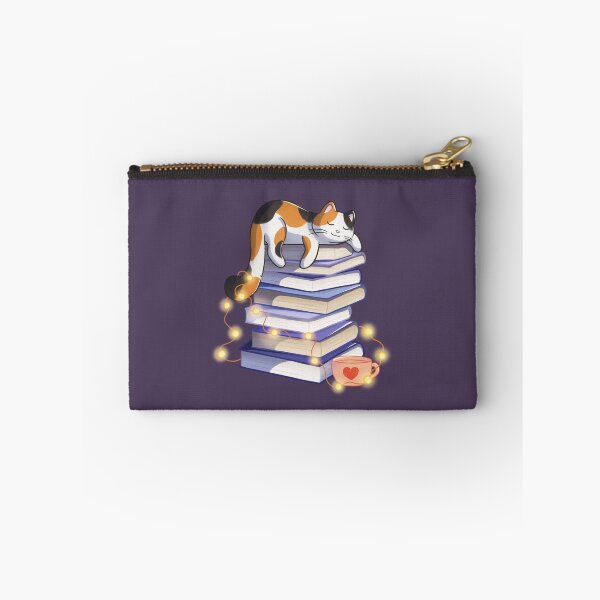 Item preview, Calico Cat Sleeping On Books designed and sold by Meowrye.