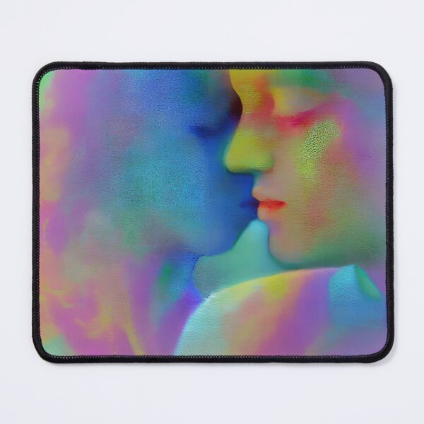 Item preview, Two lovers in a pastel dreamy world designed and sold by ElLocoMus.