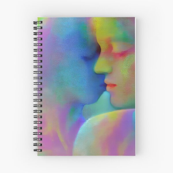 Item preview, Two lovers in a pastel dreamy world designed and sold by ElLocoMus.