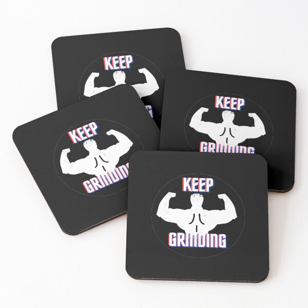 Item preview, Keep grinding gym motivation designed and sold by TomFitCL.