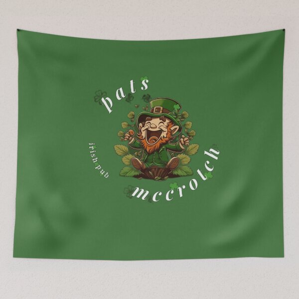 Item preview, Pats mccrotch irish pub leprechaun funny st designed and sold by ARTREDBULUS.