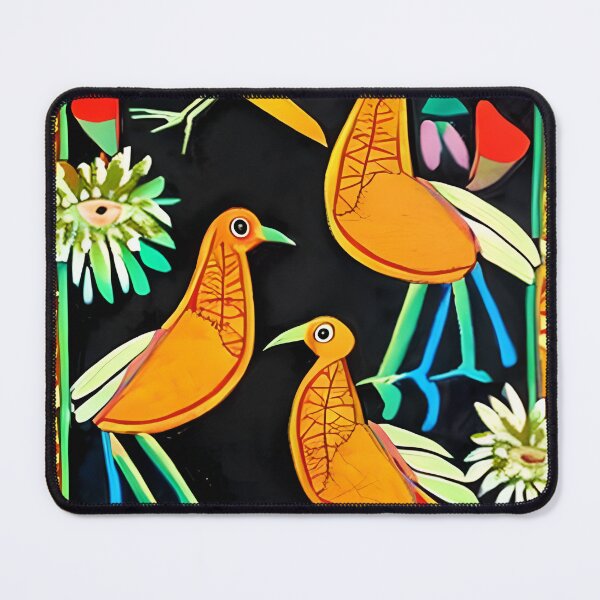 Item preview, Textile Batik Pattern with Floral and Bird Motifs 10 designed and sold by marunoens01.