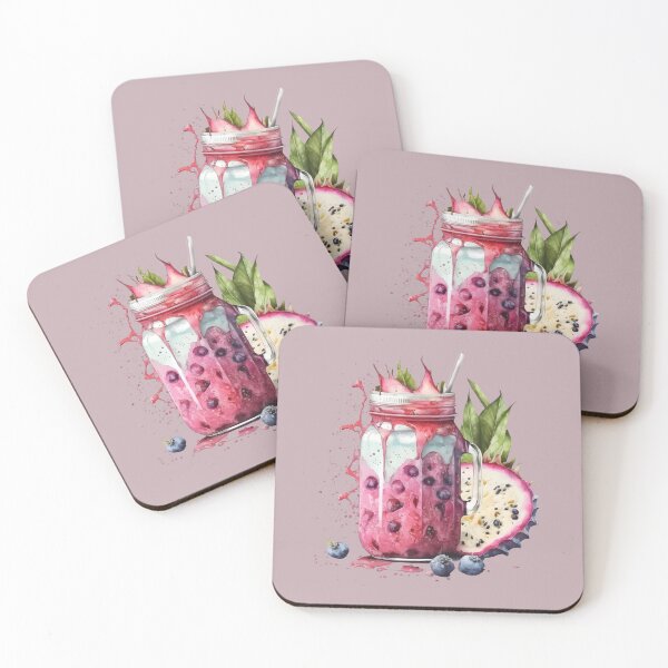 Item preview, Dragonfruit Acai berry  smoothie or milk tea designed and sold by Mumzy2many.