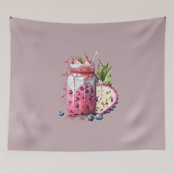 Item preview, Dragonfruit Acai berry  smoothie or milk tea designed and sold by Mumzy2many.