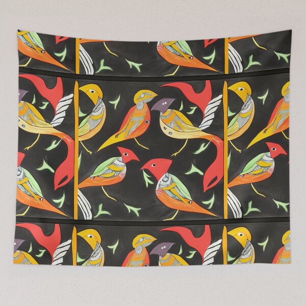 Item preview, Textile Batik Pattern with Floral and Bird Motifs 11 designed and sold by marunoens01.