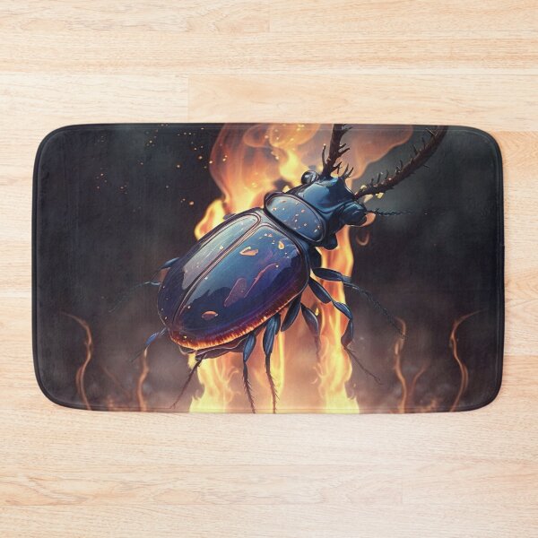 Item preview, Stag beetle in the fire designed and sold by WallArtExclusiv.