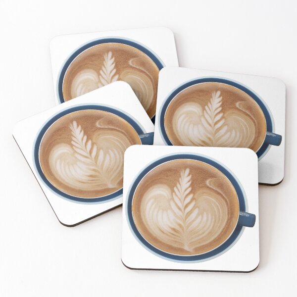 Item preview, View of a mug of latte art coffe designed and sold by Gile-Shop.