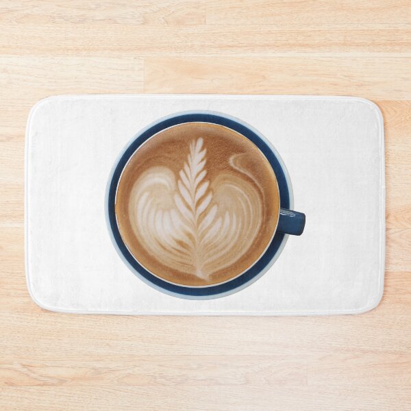 Item preview, View of a mug of latte art coffe designed and sold by Gile-Shop.