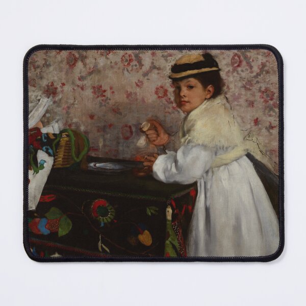 Item preview, Mademoiselle Hortense Valpincon by Edgar Degas designed and sold by VintageArtByIda.