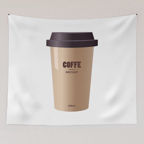 Item preview, Coffee Cup Illustration Coffe Mockup 300ml  designed and sold by Gile-Shop.