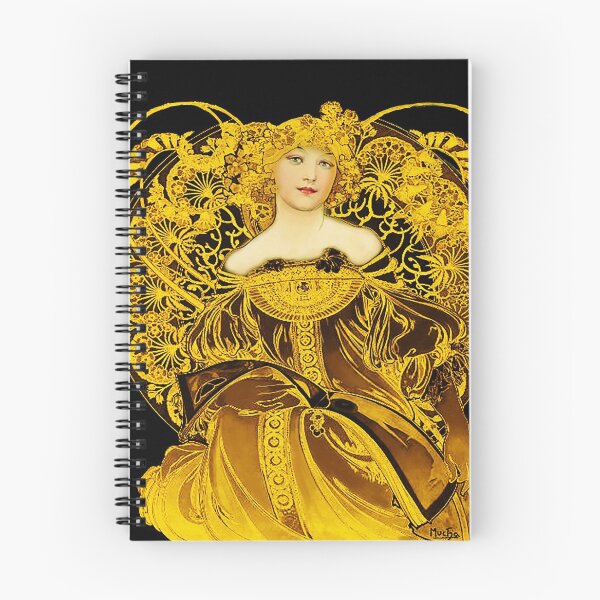 Artikelvorschau, Ein Hauch von Gold Alphonse Mucha entworfen und verkauft von timelessfancy.