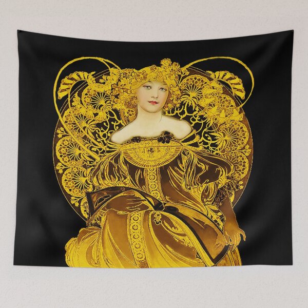 Item preview, A Touch of Gold Alphonse Mucha designed and sold by timelessfancy.
