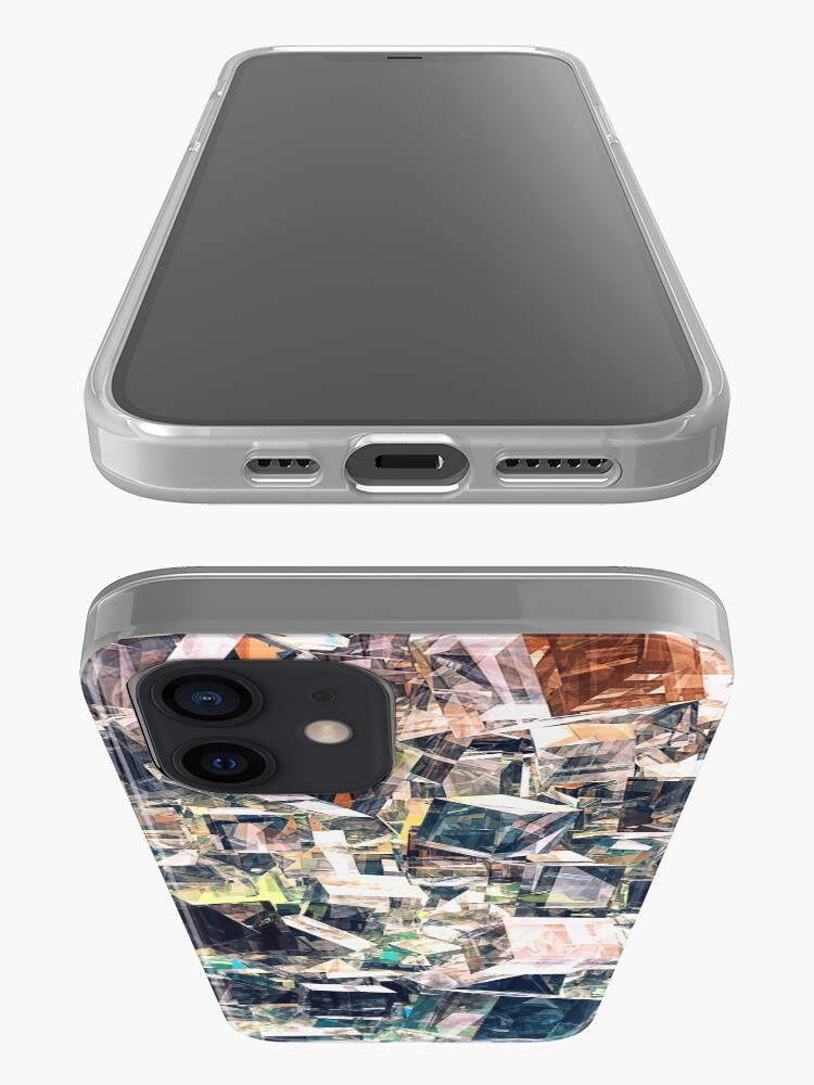 Alternate view of Chaotic Collection of Cubes iPhone Case & Cover