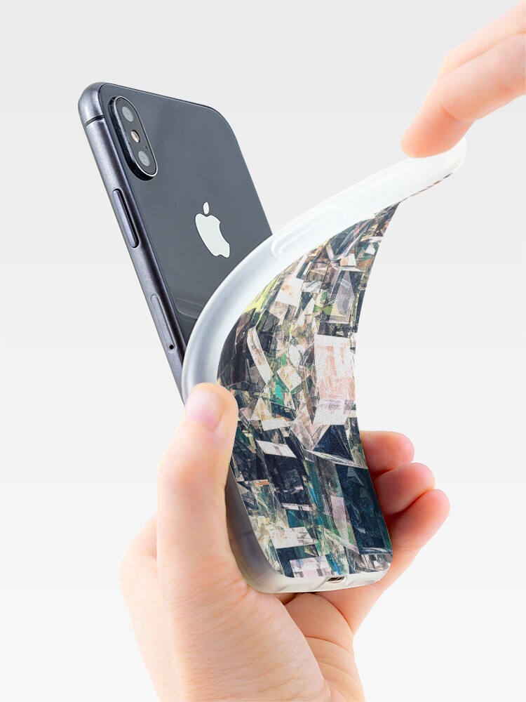 Alternate view of Chaotic Collection of Cubes iPhone Case & Cover