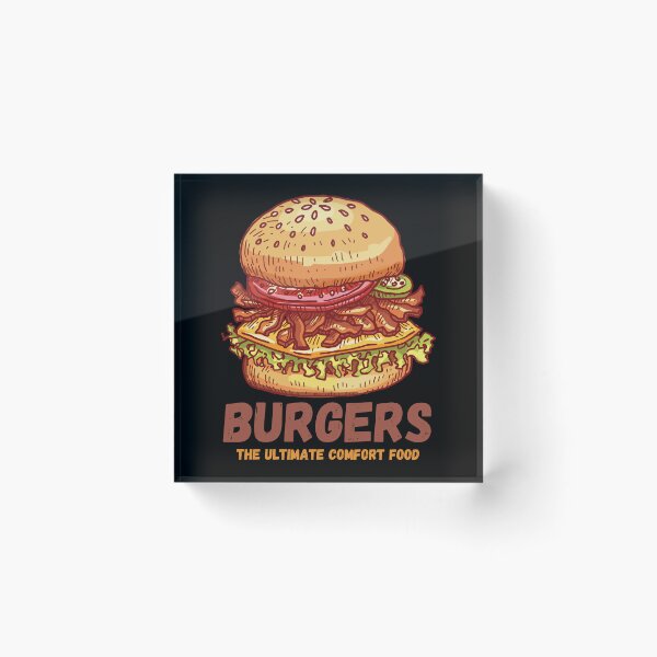 Item preview, Burgers - The ultimate comfort food - Burgerlicious Adventures designed and sold by WBP Mart.