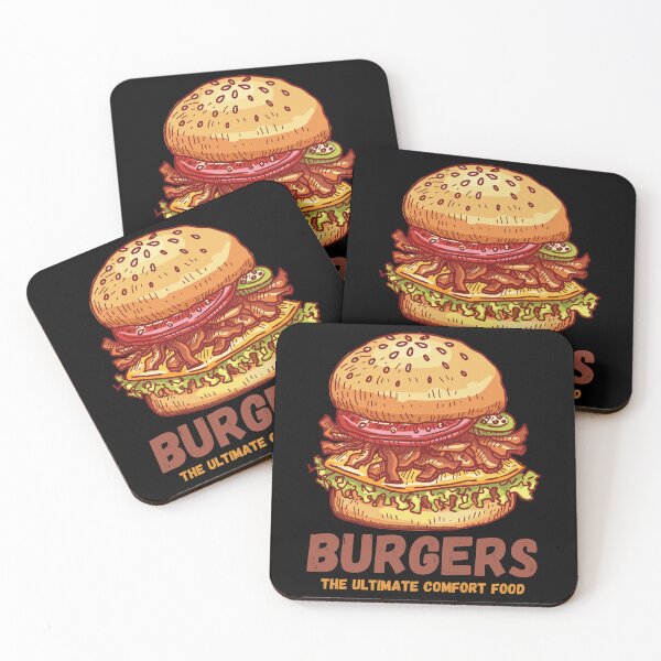 Item preview, Burgers - The ultimate comfort food - Burgerlicious Adventures designed and sold by WBP Mart.