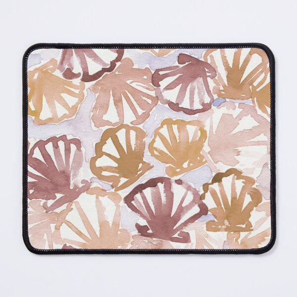 Item preview, Blush Pink Seashell Pattern designed and sold by Kristen Laczi.