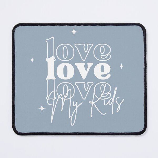 Item preview, Love, Love, Love My Kids | Show Your Parental Love with this Heartwarming Design! (White) designed and sold by Strad Digital ART.