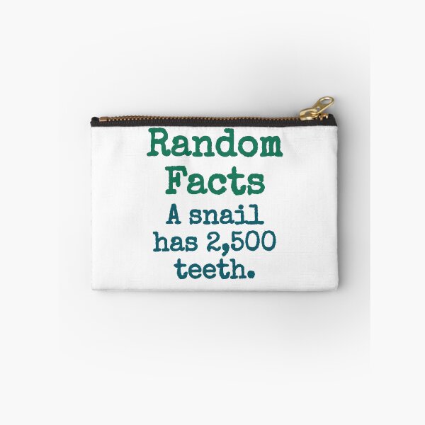Item preview, A Snail Has 2500 Teeth - Trivia Fact designed and sold by CrankyOldDude.