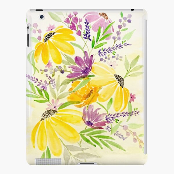 Watercolor Wildflowers iPad Snap Case