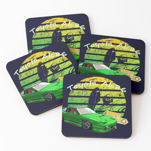 Item preview, Vintage Toyota AE86 designed and sold by WowArtMania.