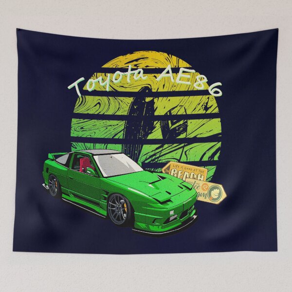 Item preview, Vintage Toyota AE86 designed and sold by WowArtMania.