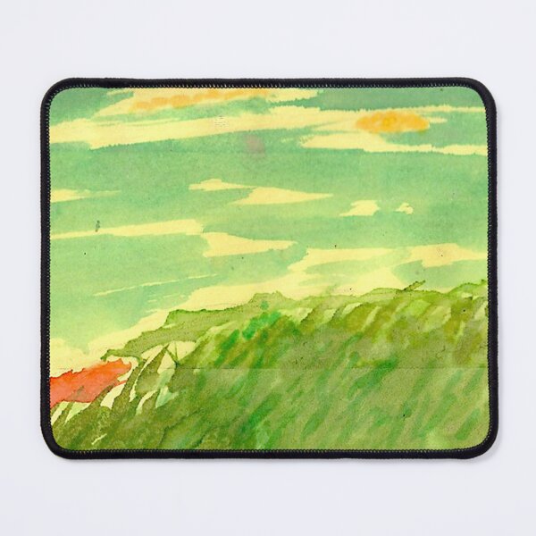 Item preview, plage, vu océan, peinture, paysage, île, eau ghibli, designed and sold by SFcrea.