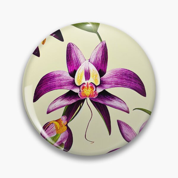 Item preview, Exotic Purple Orchid Paphiopedilum Flower designed and sold by AstraNovaStudio.