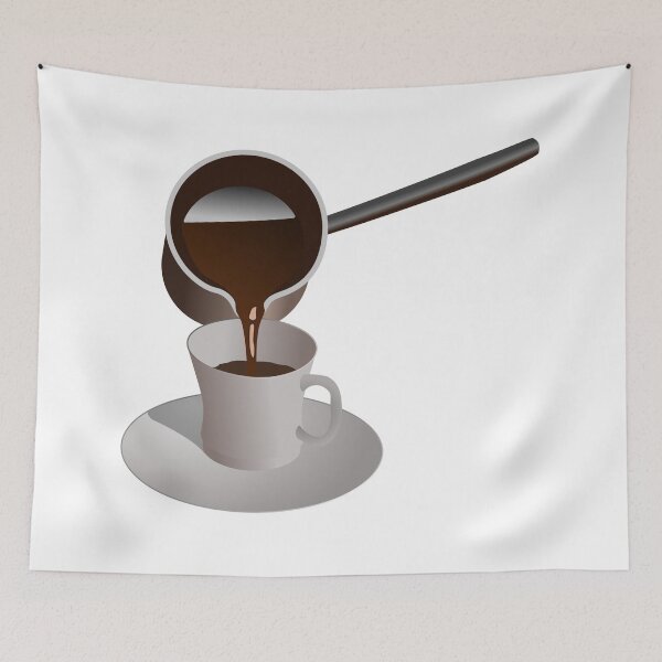 Item preview, Serving A Cup Of Black Coffee designed and sold by Gile-Shop.