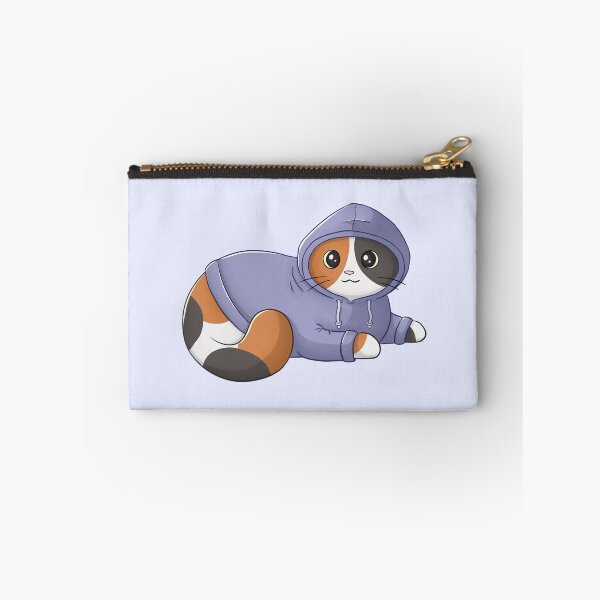 Item preview, Calico Cat In Purple Hoodie designed and sold by Meowrye.