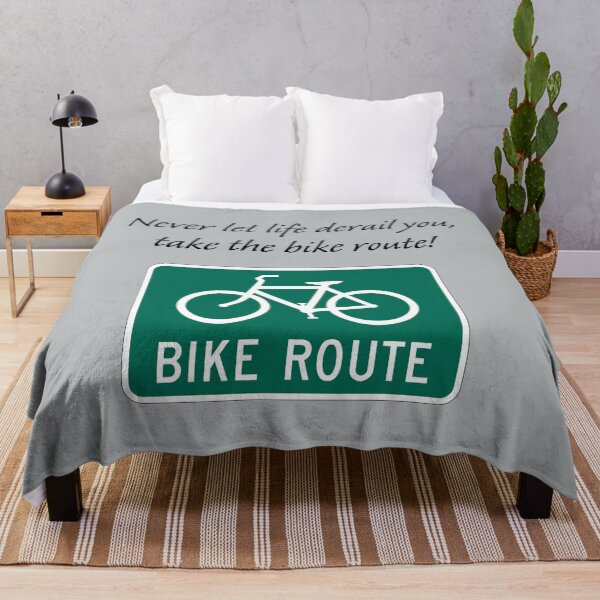 Item preview, Bicycling: Never let life derail you, take the bike route. designed and sold by SomeGuyLou.
