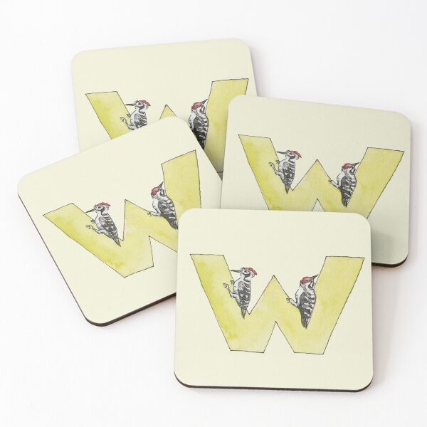 Item preview, W for Woodpecker designed and sold by immerzdstudio.