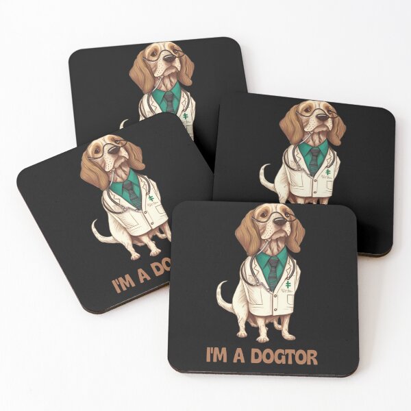 Item preview, Funny dog doctor  designed and sold by fattim3.