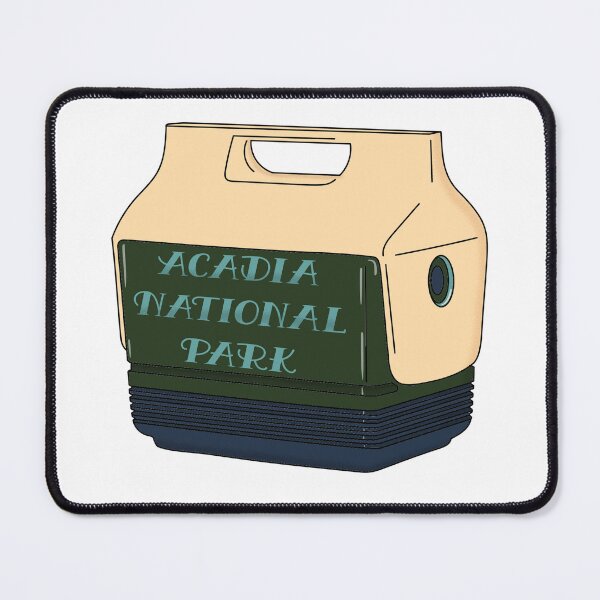 Item preview, Acadia National Park Retro Cooler designed and sold by Heather Clauson.