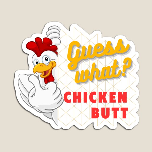 Aperçu de l'œuvre Devine quoi? Fesses de poulet créée et vendue par Heartee.