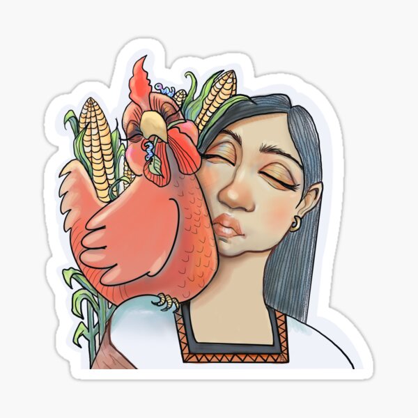 Little red Hen  Sticker